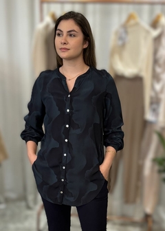 Imagem do Camisa Viscose Alongada casual Feminina