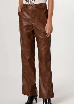 Calça Corino Full Leg Casual Moderno - comprar online