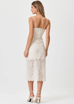VESTIDO TECIDO MIDI SOLTO - loja online