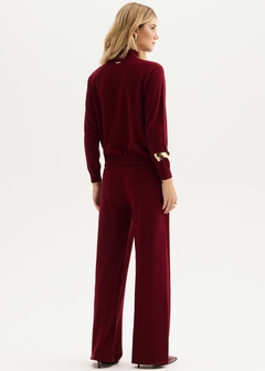 CALÇA SOLTA RETA TRICO - loja online