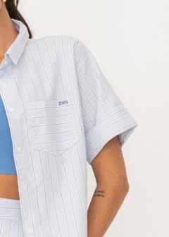 CAMISA MÀRCIA TECIDO MANGA CURTA - Amsterdam Closet