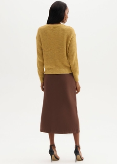 SAIA SOLTA MAXI MIDI COM CINTO - Amsterdam Closet