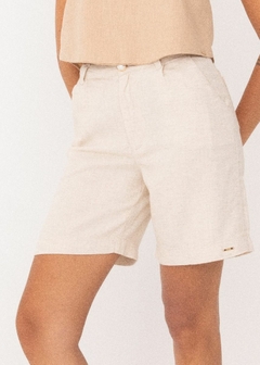 BERMUDA LINHO BOLSO FACA - comprar online