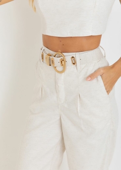 Calça Algodão Wide Leg Comfy Feminina - comprar online