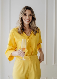 BLUSA ALGODÃO MANGA 3/4