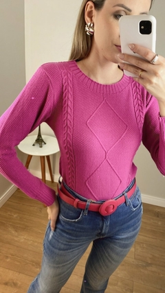 BLUSA TRICOT JUSTA FEMININA na internet