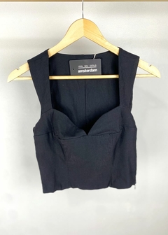 REGATA CROPPED TECIDO