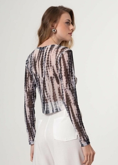 BLUSA TULE CASUAL FEMININA - Amsterdam Closet