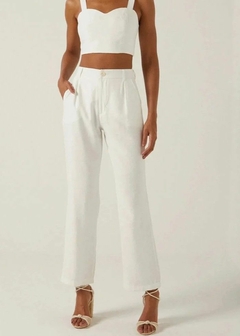 Calça Reta Alfaiataria Elegante Feminina - loja online
