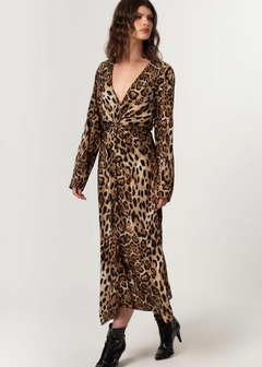 VESTIDO MIDI MANGA LONGA - comprar online