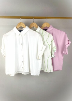 Camisa Viscose Comfy Casual Feminino na internet