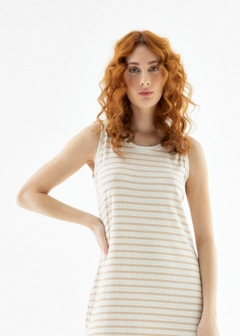 Imagem do Vestido Malha Canelada Midi Comfy Feminino