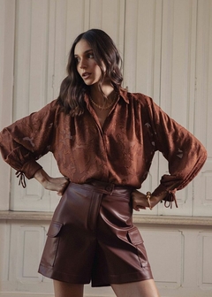 CAMISA CREPE CASUAL FEMININA - loja online