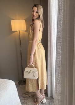 VESTIDO LINHO MIDI SOLTO - comprar online