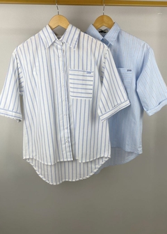 CAMISA MÀRCIA TECIDO MANGA CURTA - loja online