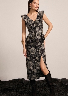 SAIA TRICOLINE BORDADO MIDI FEMININA - comprar online