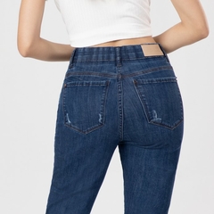 CALÇA JEANS COM ELASTANO CHAPA BARRIGA - Amsterdam Closet