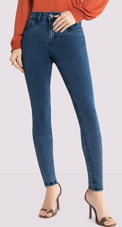 CALÇA JEANS FEMININA COM ELASTANO 3 TAMANHOS AZUL