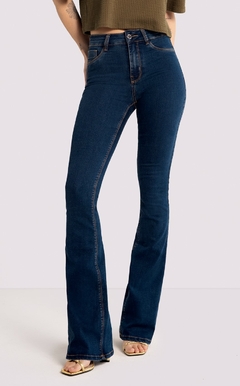 CALÇA JEANS FEMININO COM ELASTANO 3 TAMANHOS EM 1 FLARE