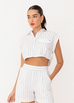 CAMISA TECIDO CROPPED - loja online
