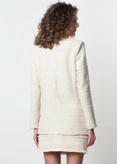 Blazer em Tweed manga longa - Amsterdam Closet