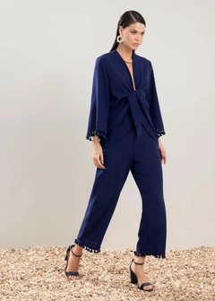 Calça Tecido Poliéster Pantacourt Comfy - Amsterdam Closet