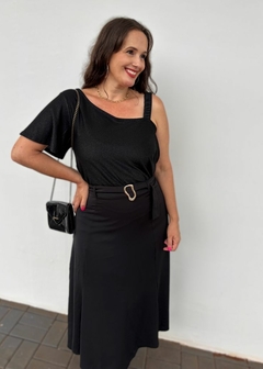 SAIA EM CREPE MIDI - Amsterdam Closet