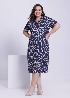Imagem do VESTIDO EM VISCOSE MIDI PLUS SIZE