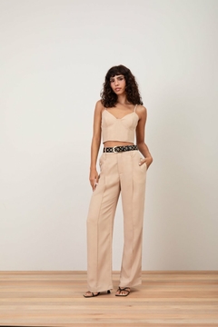 CALÇA ALFAIATARIA WIDE LEG COM BOLSO FACA - loja online
