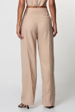 CALÇA ALFAIATARIA WIDE LEG COM BOLSO FACA - loja online