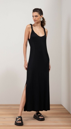 Imagem do VESTIDO EM MALHA MIDI COM ALÇA TORCIDA