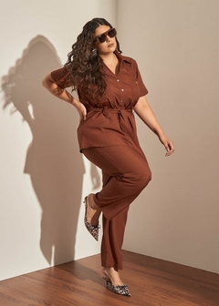 CALÇA ALFAIATARIA TWILL ELÁSTANO BASIC - loja online