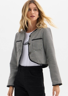 CASAQUETO TWEED CASUAL FEMININO na internet