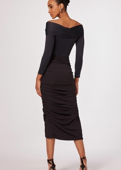 BLUSA MALHA DETALHE TRANSPASSADO FEMININA - comprar online