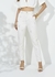 CALÇA JEANS MOM APLIQUE FRONTAL