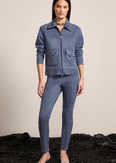 Jaqueta Suede Feminina Casual na internet