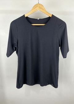 BLUSA MALHA TOQUE AVELUDADO - loja online