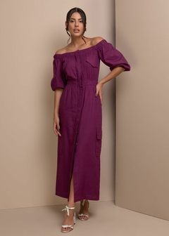 Vestido Linho Casual Feminino Comfy