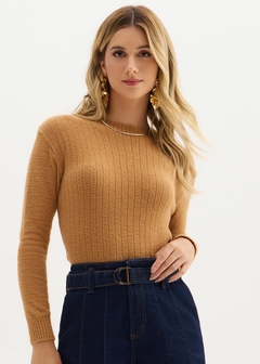 BLUSA CROPPED ML TRICO