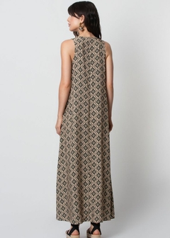 VESTIDO VISCOSE LONGO - Amsterdam Closet