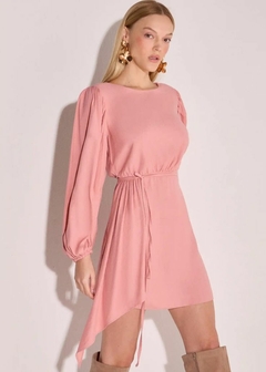 VESTIDO CREPE CURTO CASUAL FEMININO