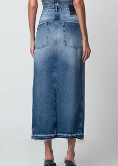 SAIA JEANS MIDI COM FENDA - comprar online