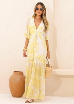 VESTIDO EM TULE ESTAMPA DESPERTAR
