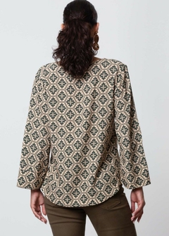 BLUSA VISCOSE MANGA 7/8