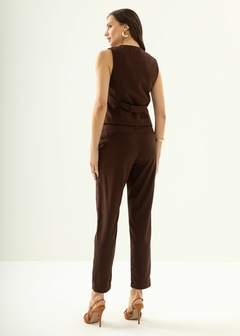 Calça Alfaiataria Celine Mom Feminina