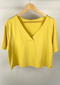 BLUSA MALHA DECOTE V - loja online