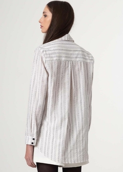 Camisa Tricoline Casual Feminina - comprar online