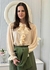 BLUSA CREPE COM BABADOS FEMININA