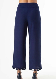 Calça Tecido Poliéster Pantacourt Comfy