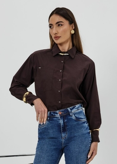 CAMISA TRICOLINE CASUAL FEMININA